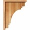 Ekena Millwork Pescadero Rough Sawn Corbel w/Backplate, Western Red Cedar, 6"W x 14"D x 18"H COR06X14X18PEC01RWR - alternate 4